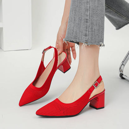 The Audace™ Milano Slingback Knit Pumps (heel 6 cm)