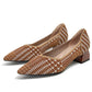 The Structure Basic Pointed Knit Pumps (heel 3.5 cm)