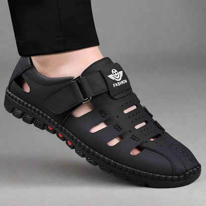 Riyadh – Men’s Leather Sandals for Elegant Summer Comfort