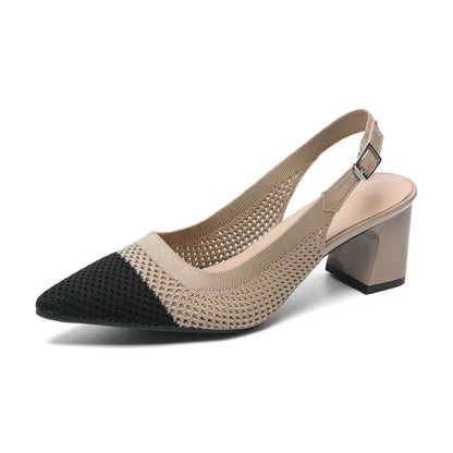 The Audace™ Milano Slingback Knit Pumps (heel 6 cm)