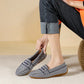 The Mirelle Copenhagen Chevron Loafers (heel 1 cm)