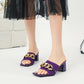 The Audacieuse Cannes Chain Mesh Mules (heel 6 cm)