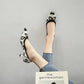 The Chicara Milan Pointed Knit Heels (heel 3 cm)