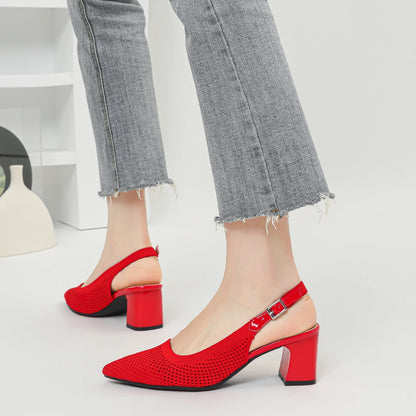 The Audace™ Milano Slingback Knit Pumps (heel 6 cm)