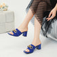 The Audacieuse Cannes Chain Mesh Mules (heel 6 cm)