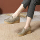 Cleopatra Platform Leather Summer Mocassim – Breathable, Soft Sole, Elegant Design