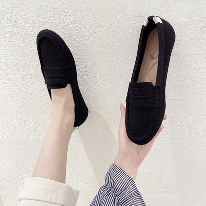 The Mirelle Copenhagen Chevron Loafers (heel 1 cm)