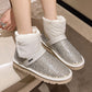 Rostova Winter Boots With Rhinestones PU Lined Size Up One