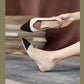 The Élan™ Vienna Pointed Wedge Knit Pumps (heel 4 cm)