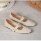 The Mollita Lisbon Elastic Ballet Flats (heel 1 cm)
