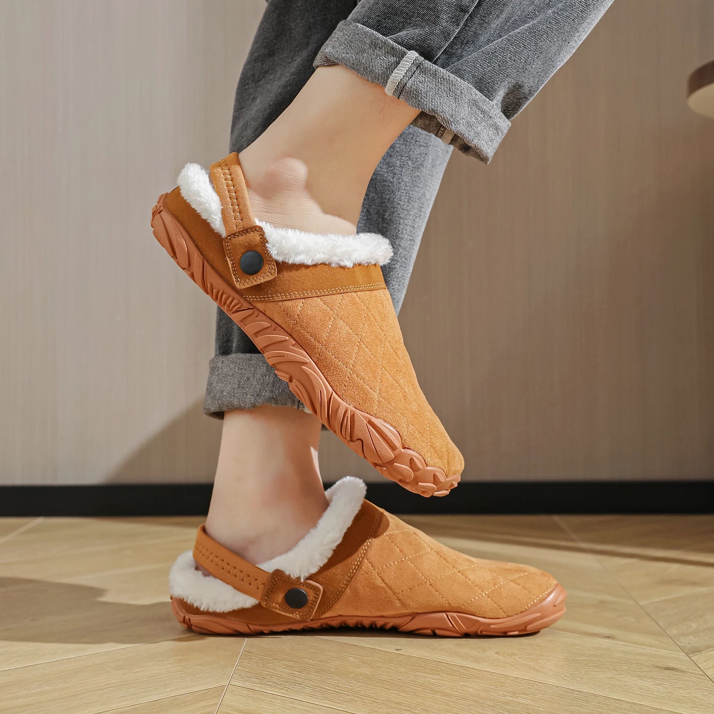 Alpine Cozy Barefoot Slippers