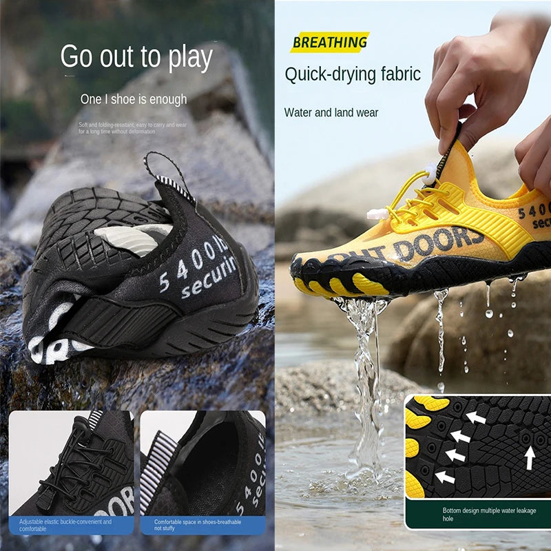 CloudStep Wave – Quick-Dry & Flexible Unisex Barefoot-Inspired Water Shoe
