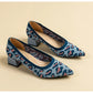 The Élégance Cannes Pointed Knit Pumps (heel 3.5 cm)