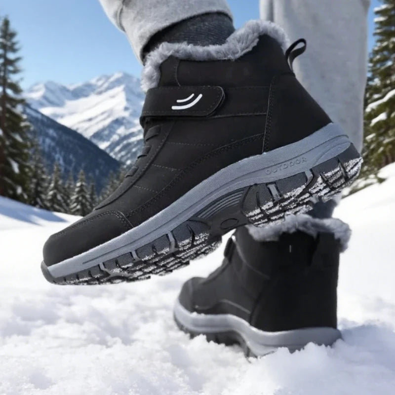 Feet In The Clouds LQEBK Cozy Snow Boots For Men NonSlip