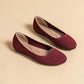 The Conforta Copenhagen Round Knit Flats (heel 0 cm)