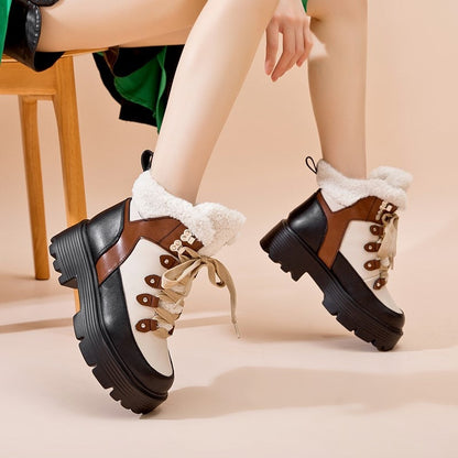 Victoria Botim Casual Boot Genuine Leather Wool Lined TPU