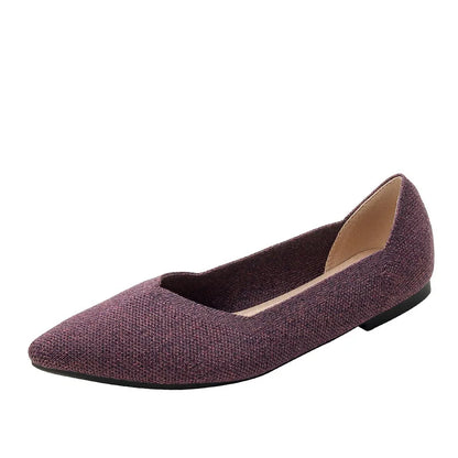 The Celesta Monte Carlo Shimmer Knit Flats (heel 1 cm) Special Collection ✨