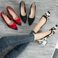 The Élégance Cosmopolitan Pointed Knit Pumps (heel 3.5 cm)
