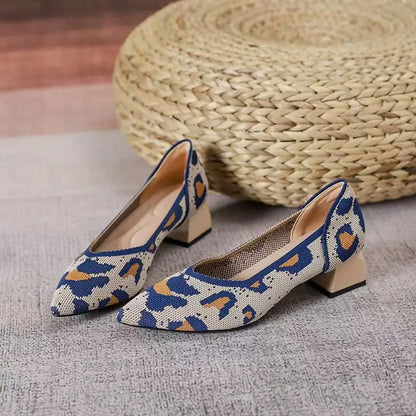 The Structure Milano Pointed Knit Pumps (heel 3.5 cm)