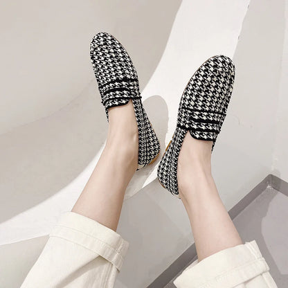 The Mirelle Copenhagen Chevron Loafers (heel 1 cm)