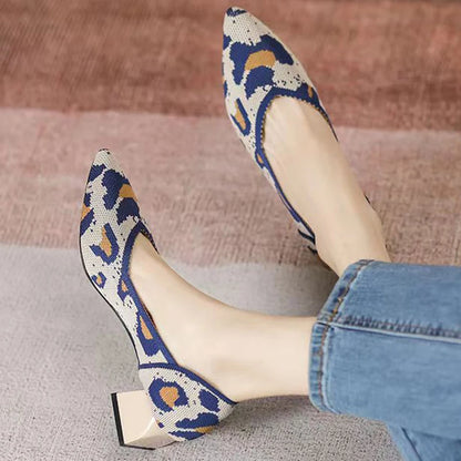 The Structure Milano Pointed Knit Pumps (heel 3.5 cm)