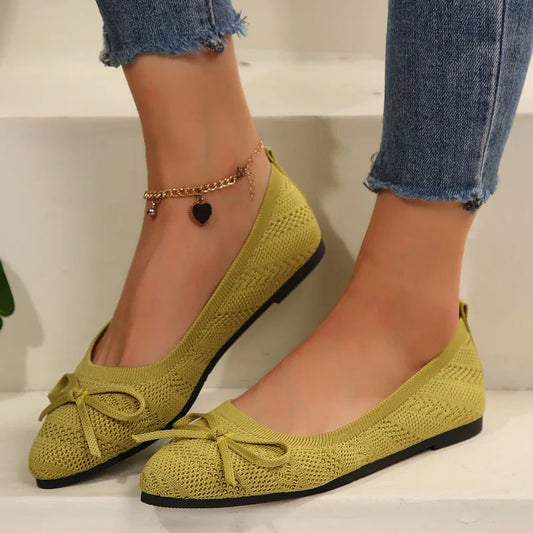 The Esiadra Elastic Ballet Flats (heel 1 cm)