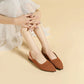 The Eliselle Paris Elastic Ballet Flats (heel 1 cm)