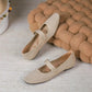 The Mollita Lisbon Elastic Ballet Flats (heel 1 cm)