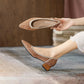 The Élégance Paris Pointed Knit Pumps (heel 3.5 cm)